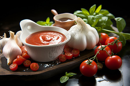 酸甜可口的番茄酱图片