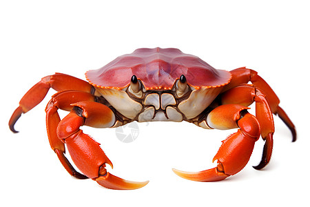 红爪子的大螃蟹图片