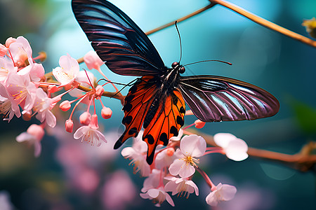 花间仙蝶的美丽景观图片