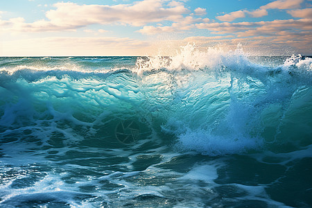 大海翻滚巨浪图片