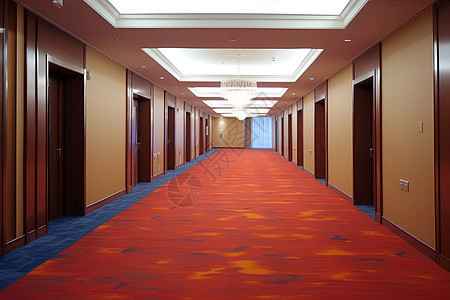 商业场所的走廊背景图片