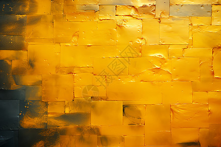 金色涂料的墙壁图片
