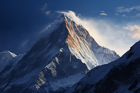 高山云霞背景