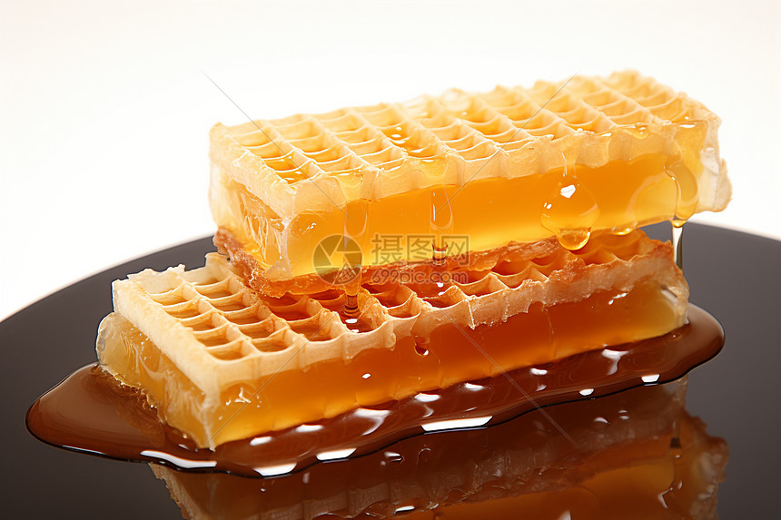 黄金美味蜂蜜图片
