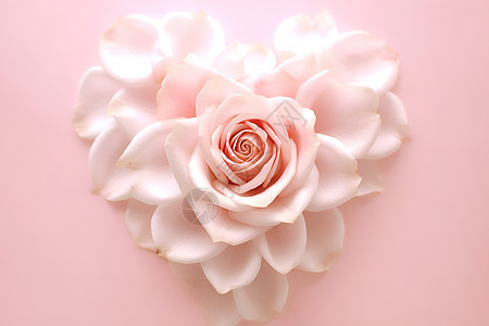 情人节的表白花束背景图片