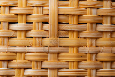 木头编织的工艺品图片