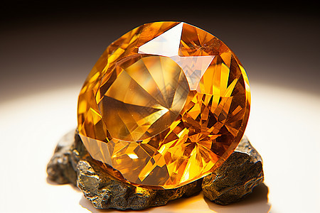 金色水晶宝石图片