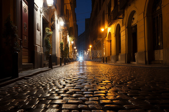 古老的意大利小巷图片