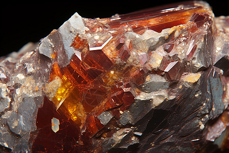 天然矿物的水晶晶体图片