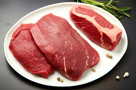 鲜美的牛肉食材背景图片