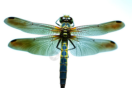 有着透明翅膀的蜻蜓图片
