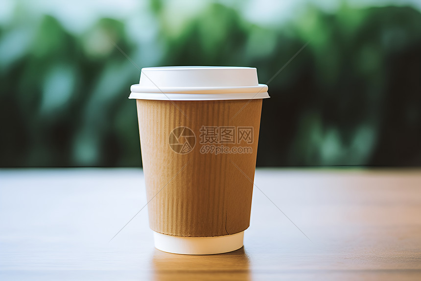 自然环保的咖啡杯图片