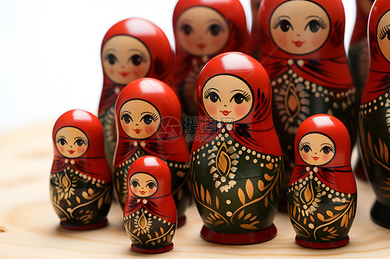 传统文化的俄罗斯套娃图片