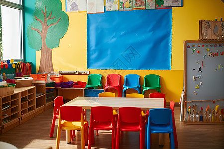 儿童文化教育培训的幼儿园背景图片