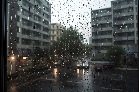 雨夜窗外的竟敢图片