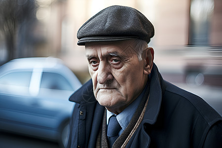 户外年老的男士背景图片