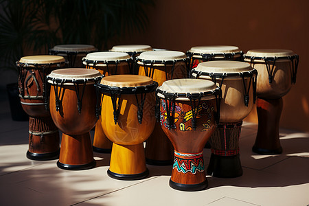 非洲鼓乐器音乐乐器鼓高清图片