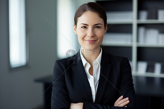 商务办公的女性图片