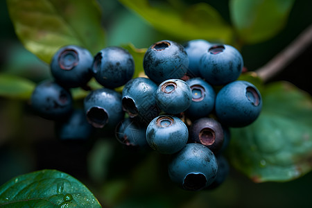 乡村农业种植的蓝莓种植果园图片