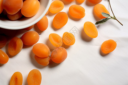 甘甜软糯的杏子果干图片