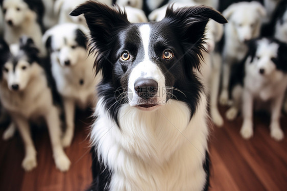 家中的牧羊犬图片