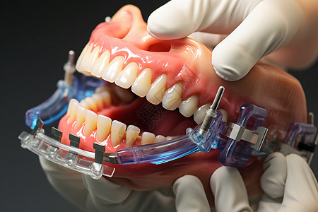 口腔矫正模拟高清图片