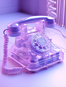 迷人梦幻的老式电话机高清图片
