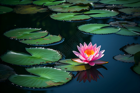 静谧花海图片