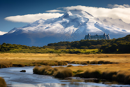 山川之美雪山之巅美高清图片