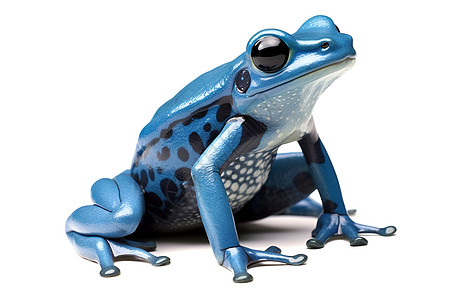 蓝色斑点青蛙图片