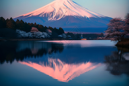 美丽的富士山图片