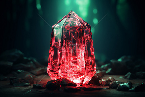 红宝石晶体图片