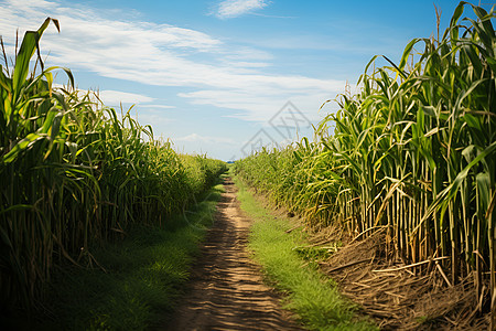 丰收的玉米田野图片