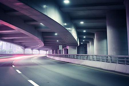 公路隧道隧道中的道路背景