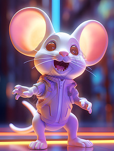 舞台上的小老鼠背景图片