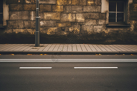 复古风格的城市道路图片