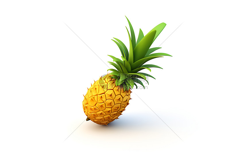 酸甜可口的菠萝图片