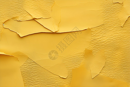 黄色墙壁上剥落的油漆图片