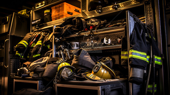 消防员的装备（生活方式-广告传媒）图片
