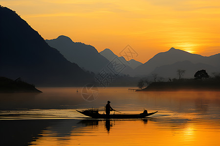 黄昏时分背景图片