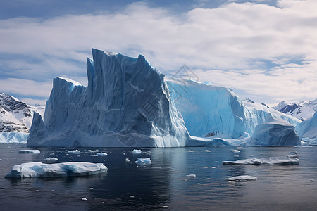 海洋上的冰川图片