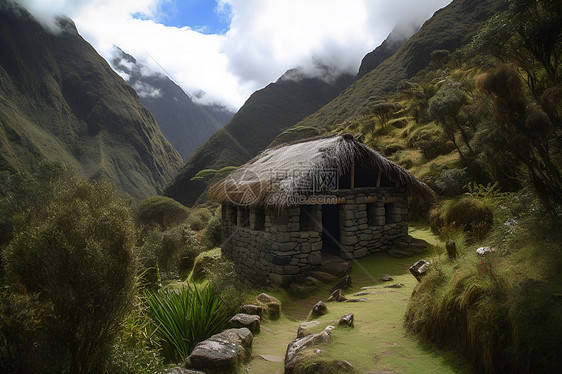 古老文明的小屋图片