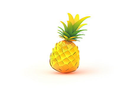 可爱的菠萝图标图片