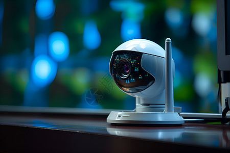 科技安全监测技术的监控摄像头背景