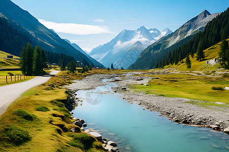 山青水绿的美丽景观图片