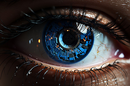 创新科技的眼部扫描技术图片