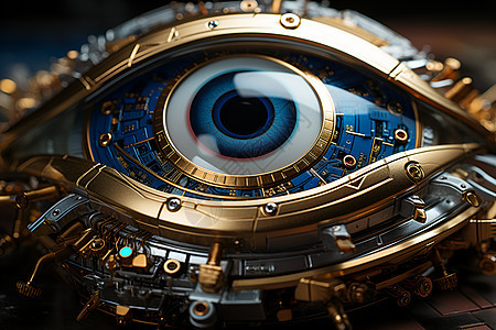 高科技的技术机械眼图片