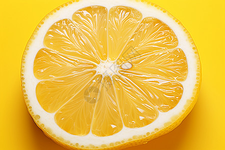切开的柠檬背景图片