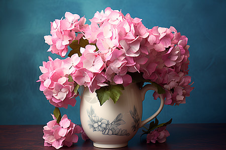 美丽的粉色花束图片