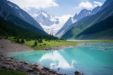 美丽壮观的山川湖泊景观图片